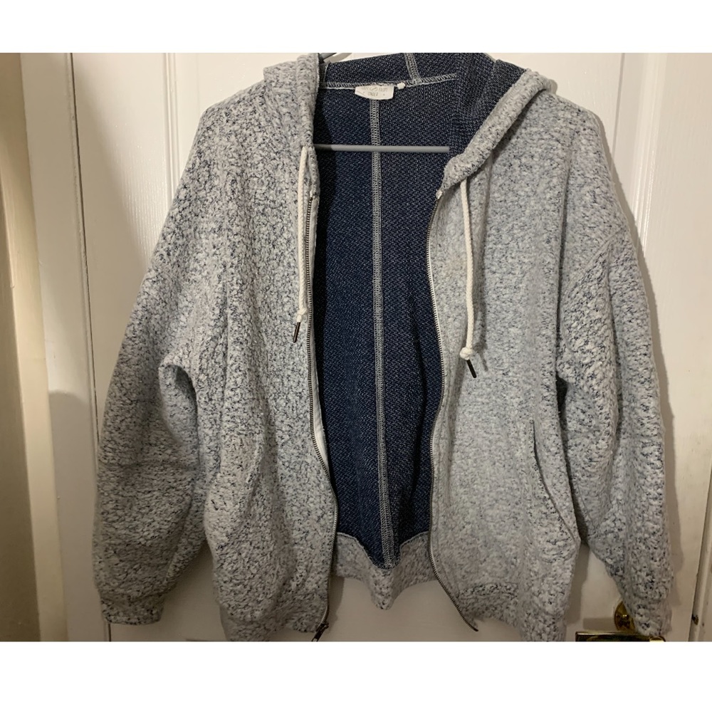 ⭐️SOLD⭐️ Out From Under Zip-up jacket 💙